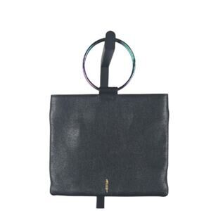 Thacker Leather Le Pouch Clutch Purse Bangle Handle